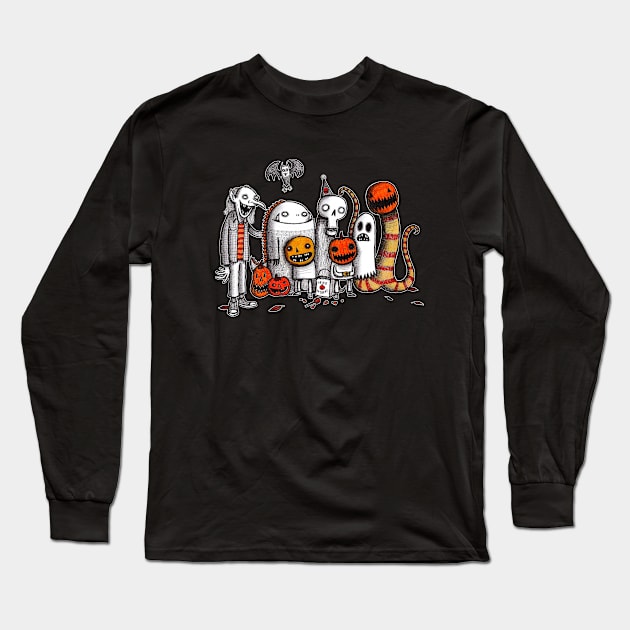 Trick or Treat Troop Long Sleeve T-Shirt by The Ghost In You